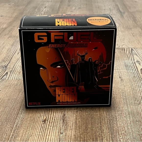 NEW G Fuel Rebel Moon Imperium Tonic Collector's Box Tub + Shaker Cup Netflix - Picture 2 of 8